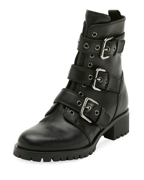 prada double buckle combat boots|Prada Boots for Women .